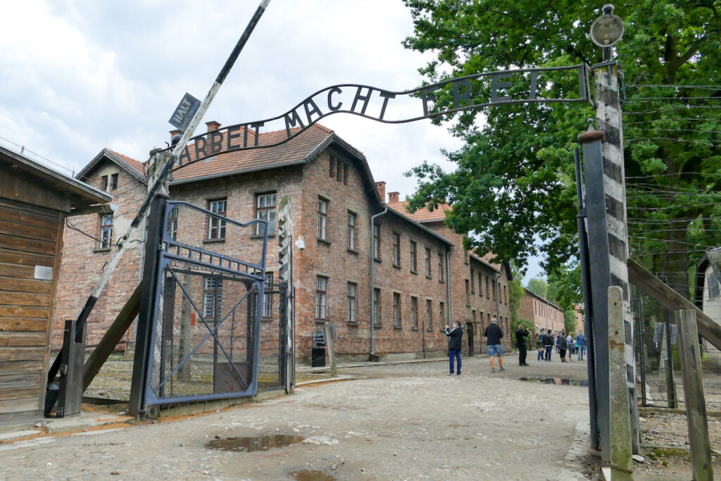 Auschwitz, Eingang zu Auschwitz I