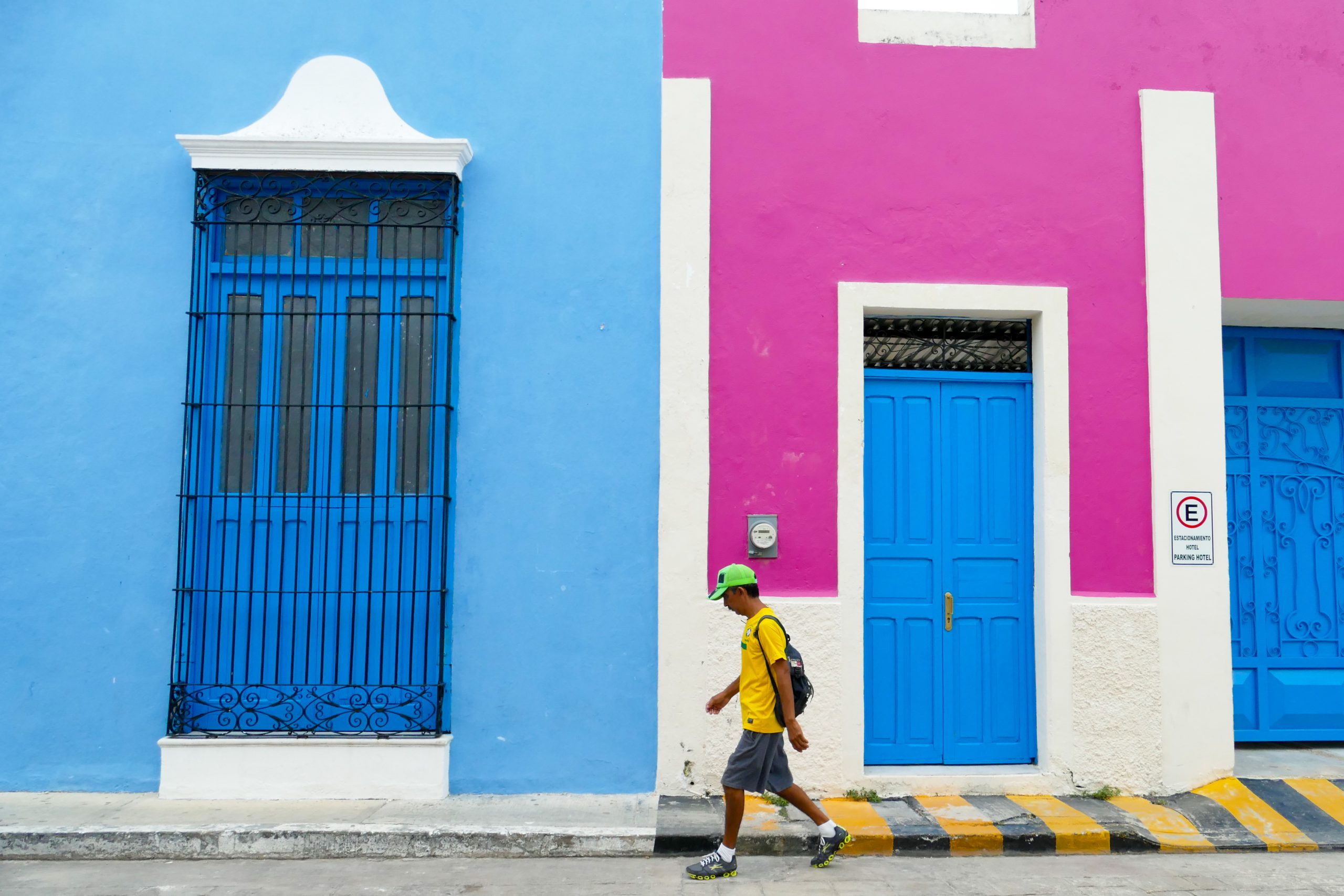 Campeche, knallige Farben in der historischen Altstadt