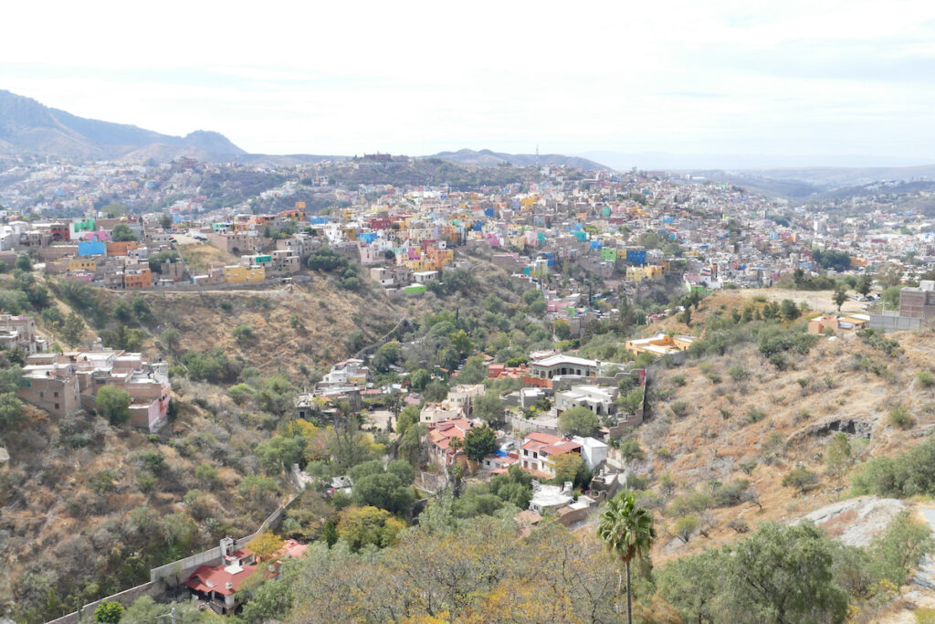 Guanajuato, Mellado, Blick auf Guanajuato