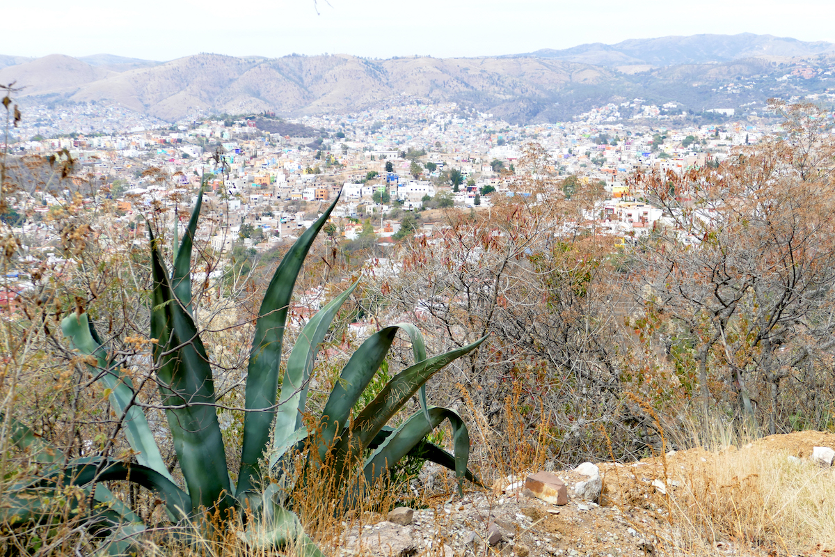 Guanajuato, Presa de Olla, Blick auf Guanajuato