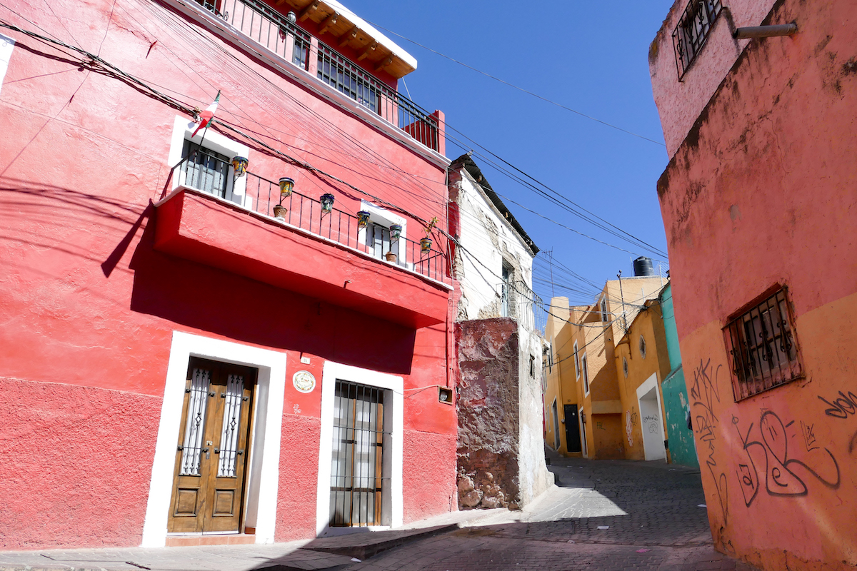 Guanajuato, bunte schmale Gassen