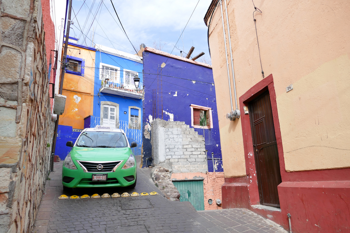 Guanajuato, eine Herausforderung fuer Autofahrer