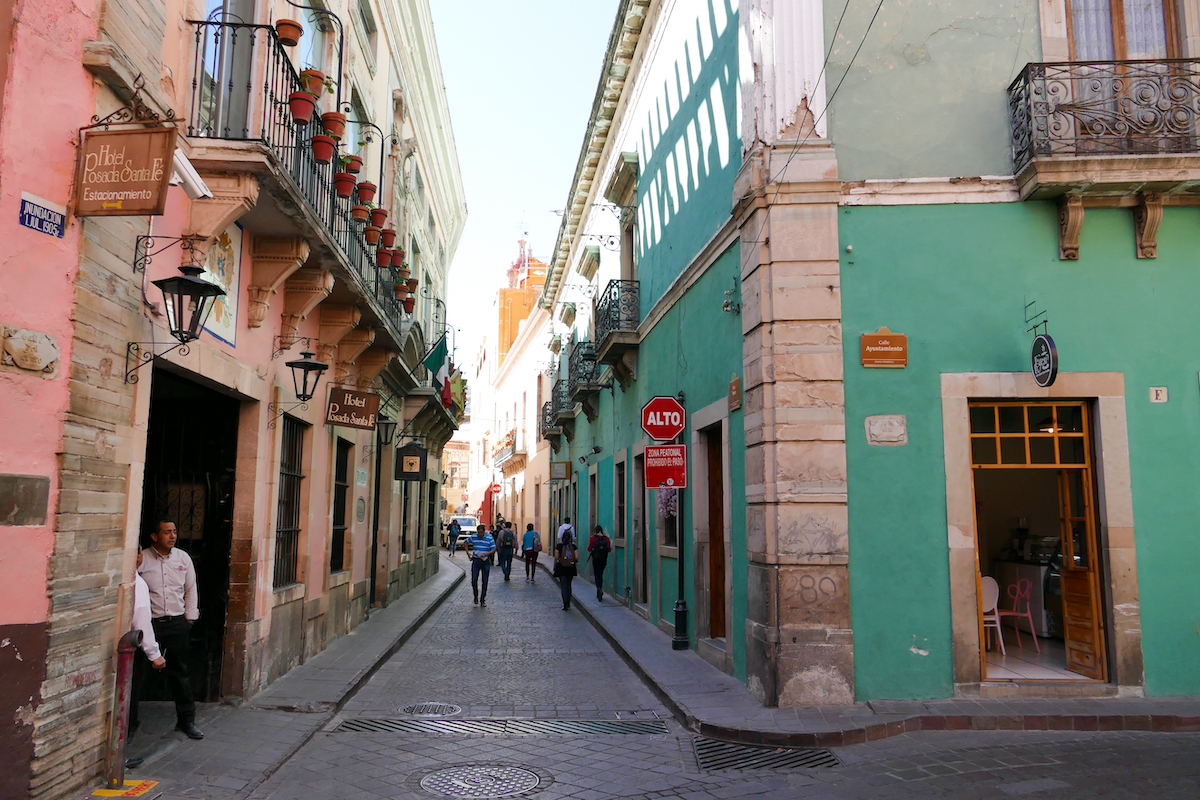 Guanajuato, wuenschenswert, eine autofreie Innenstadt