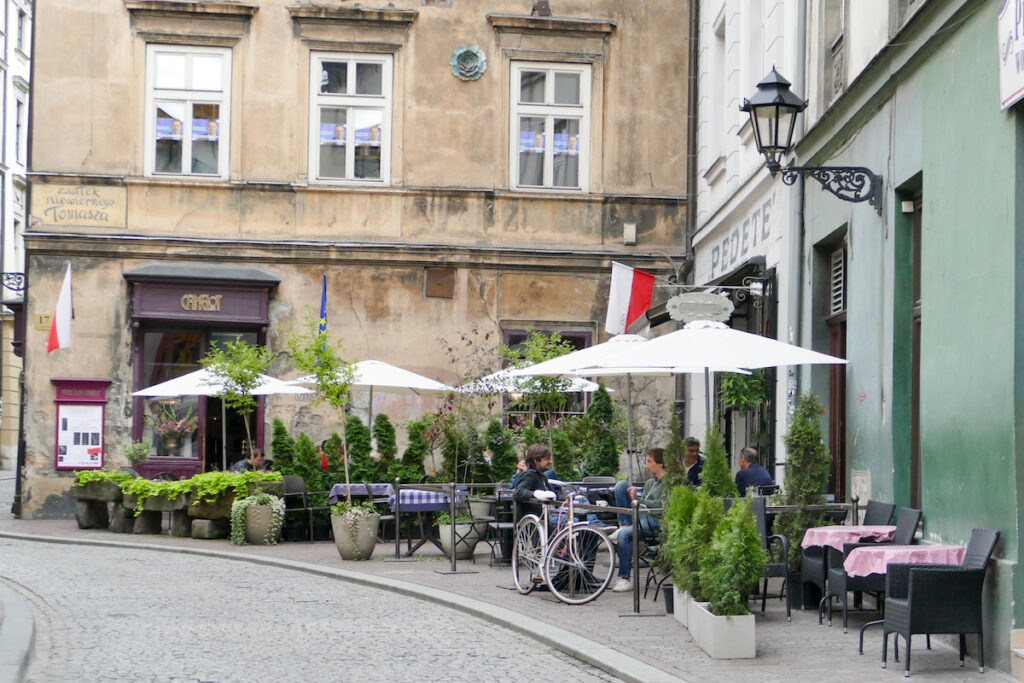 Krakau, Altstadt, entspannte Atmosphaere