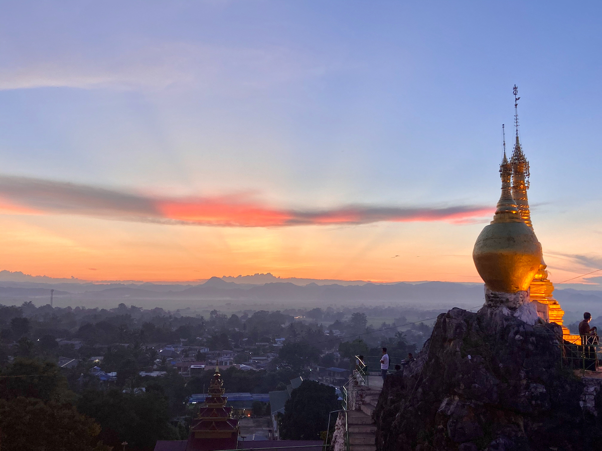 Loikaw, der perfekte Sunset Viewpoint
