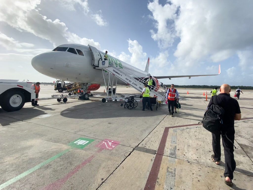 Mit Viva-Airbus von Cancun nach Villahermosa