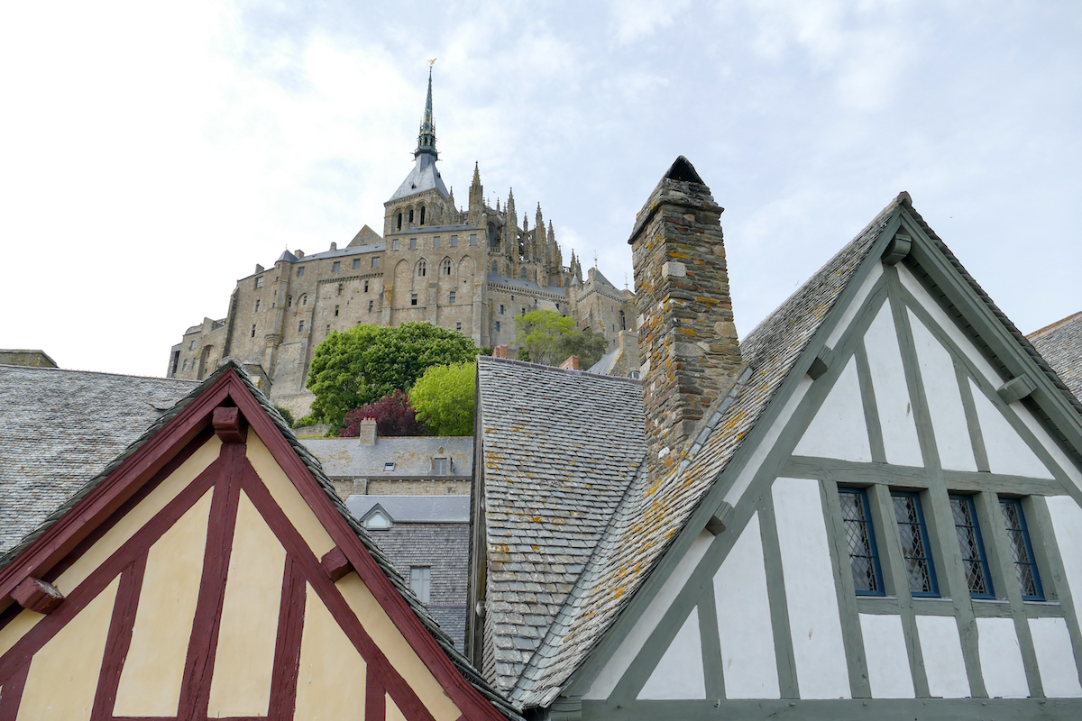 Mont Saint Michel, Blick von der Stadtmauer