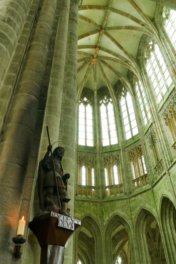 Mont Saint Michel, im Inneren der Abtei
