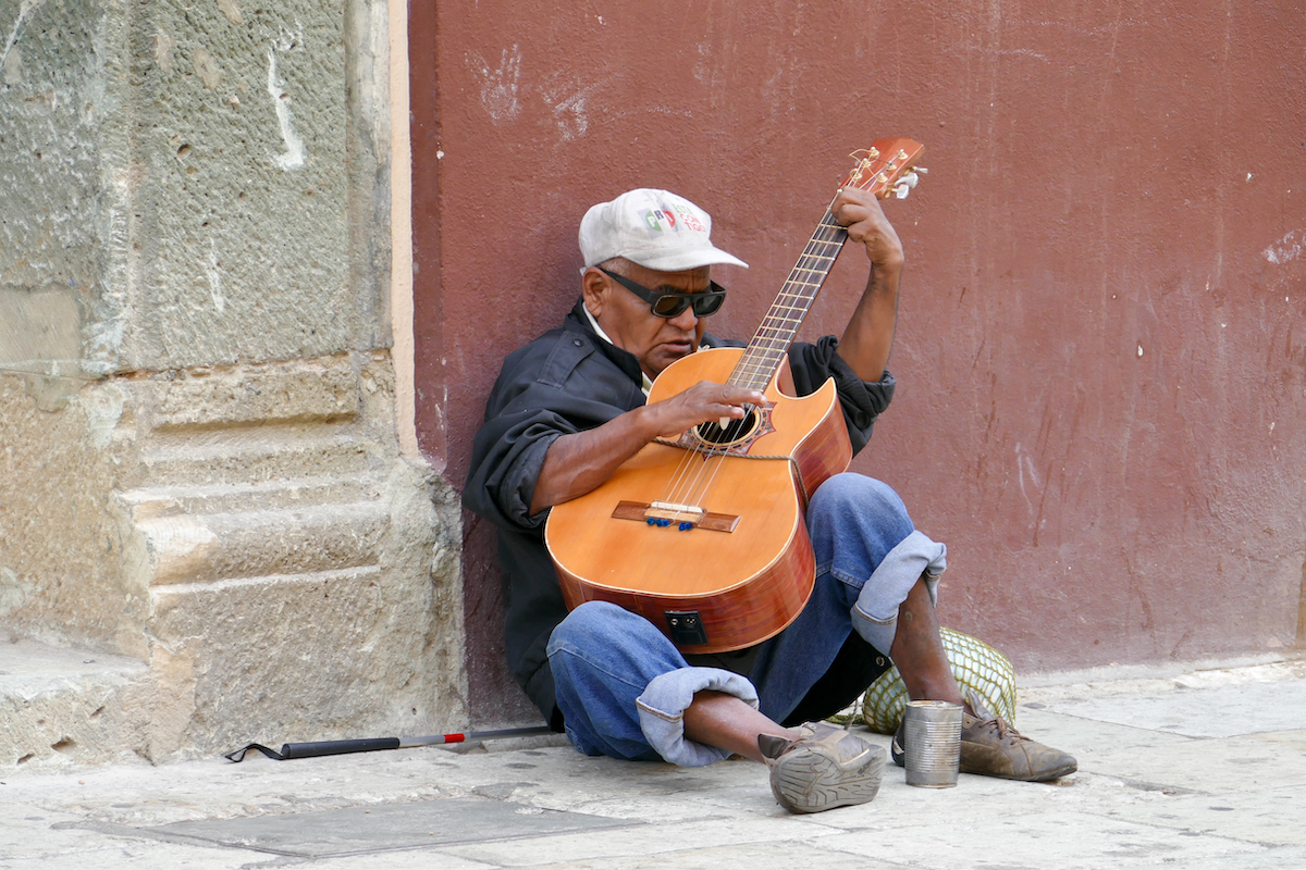 Oaxaca, Altstadt, die Armut der Menschen ist sehr praesent
