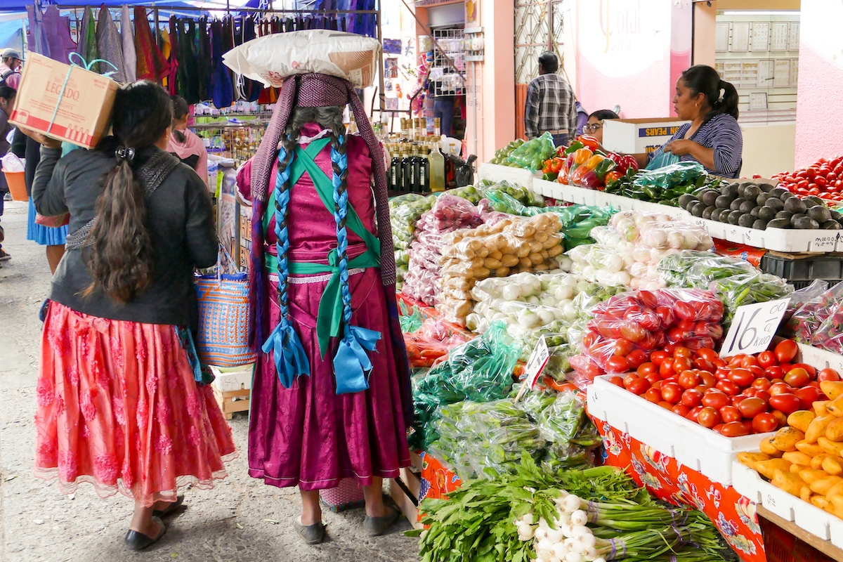 Oaxaca, Tlacolula, farbenfrohes Marktgeschehen