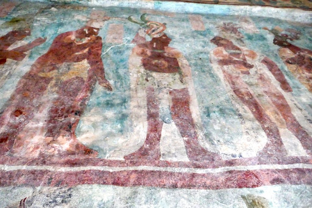Palenque, Bonampark, beruehmte Fresken