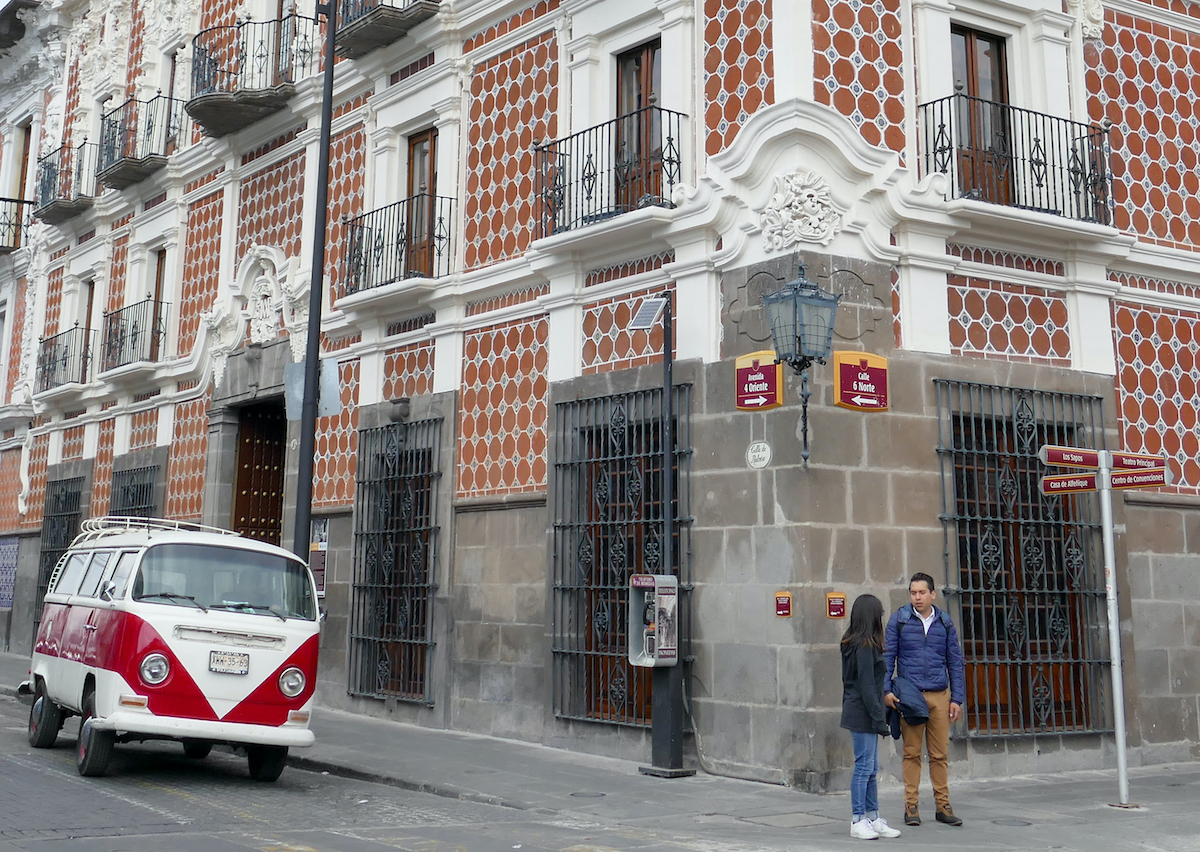 Puebla, Casa Alfenique, eine besonders schoene Fassade