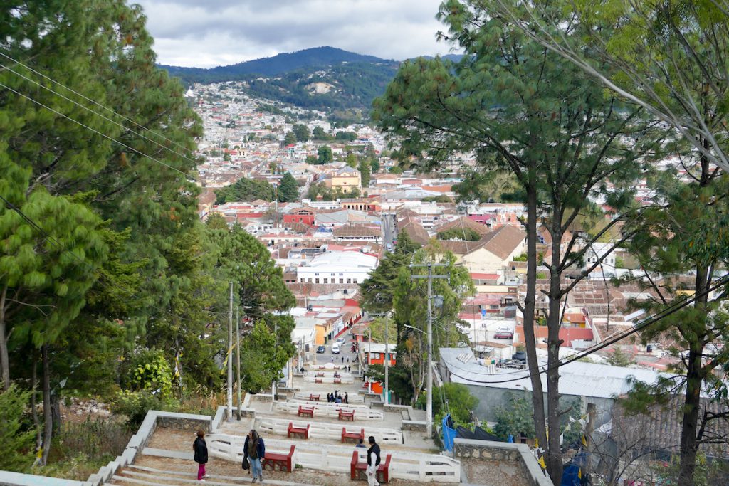 San Cristobal, Blick auf die Stadt von der Iglesia San Cristobal