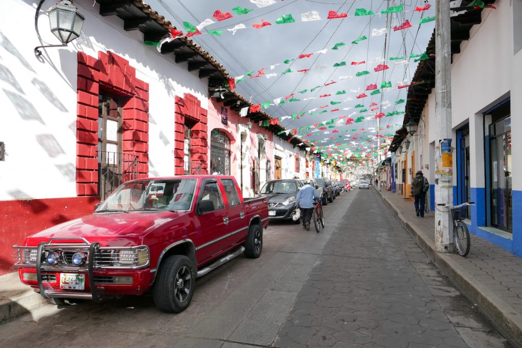 San Cristobal, das Stadtbild ist bunt und vielschichtig