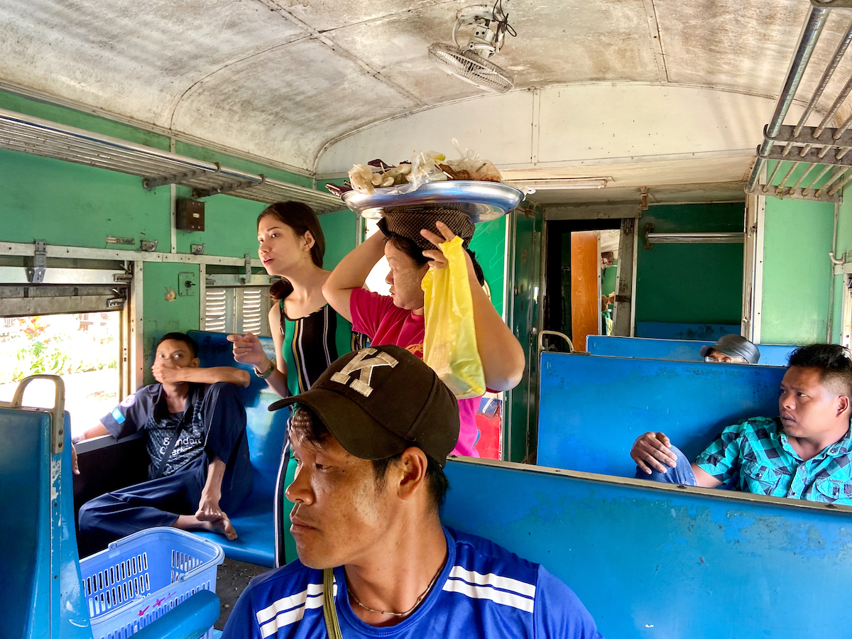Shan State, Gokteik Viadukt, viel mehr Spass in der Holzklasse