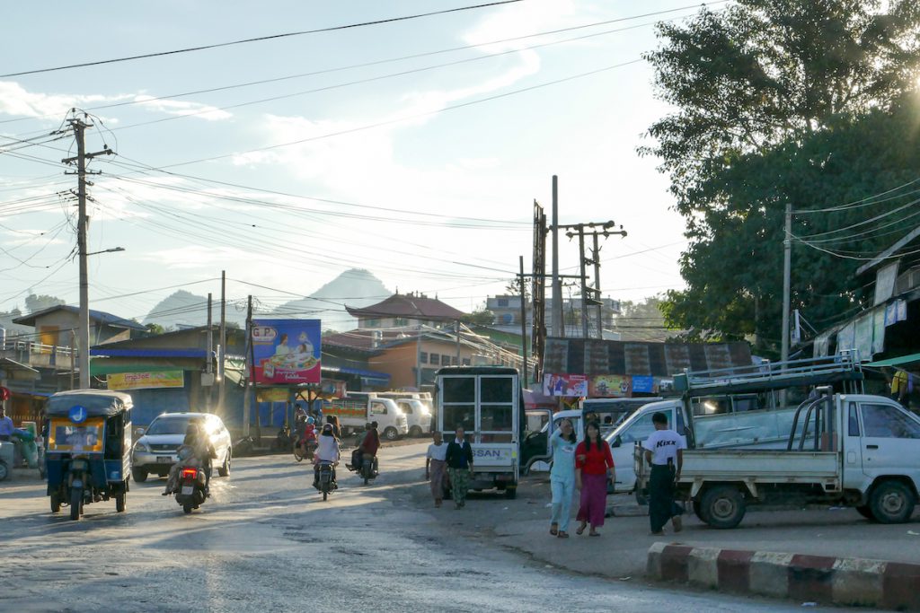 Shan State, Lashio, Downtown