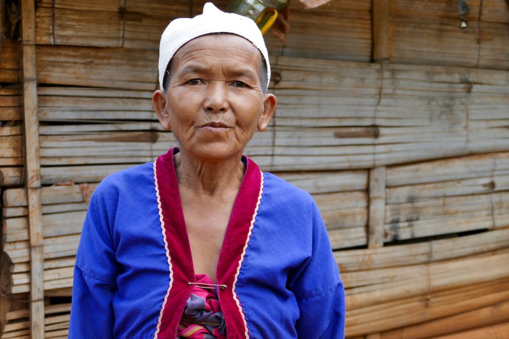 Shan State, Man Loi, Padaung Frau