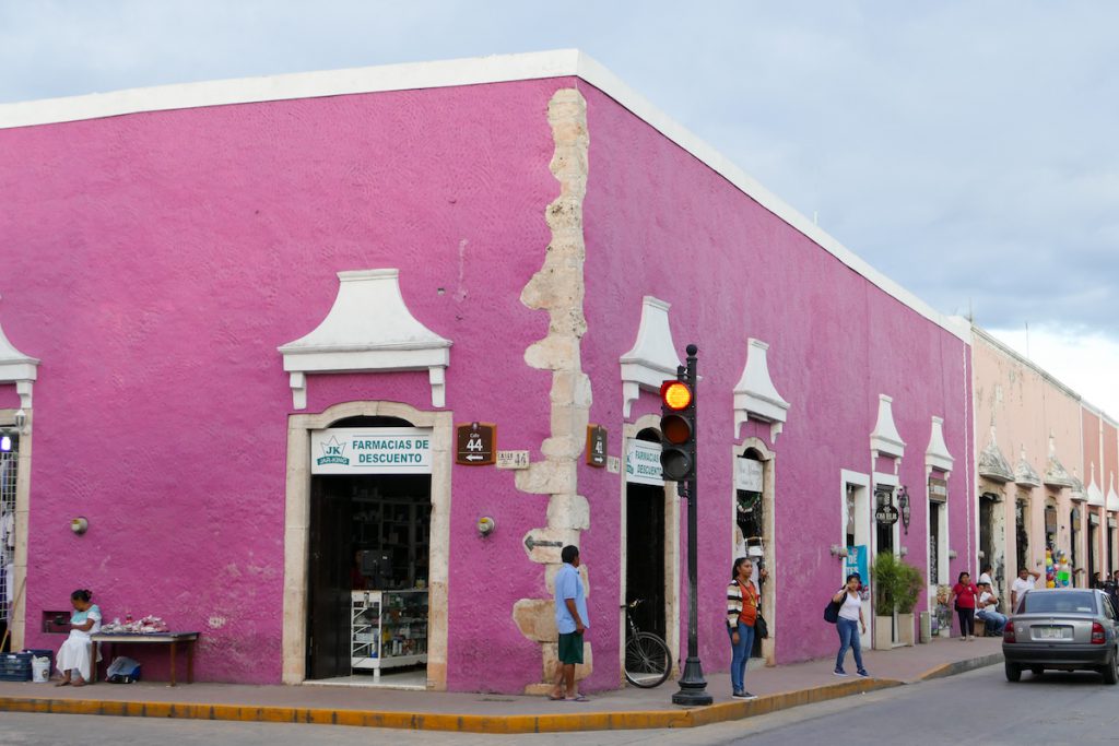 Typisch Yukatan, durchnummerierte Strassen