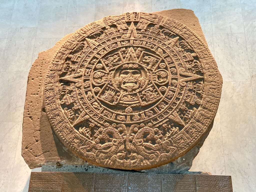 Mexico City, Anthropologisches Museum Mexico, Stein der Sonne