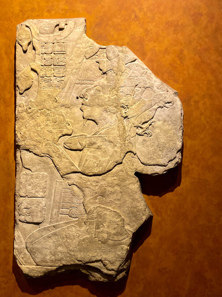 Mexico City, Anthropologisches Museum Mexico, Stele Yaxchilan